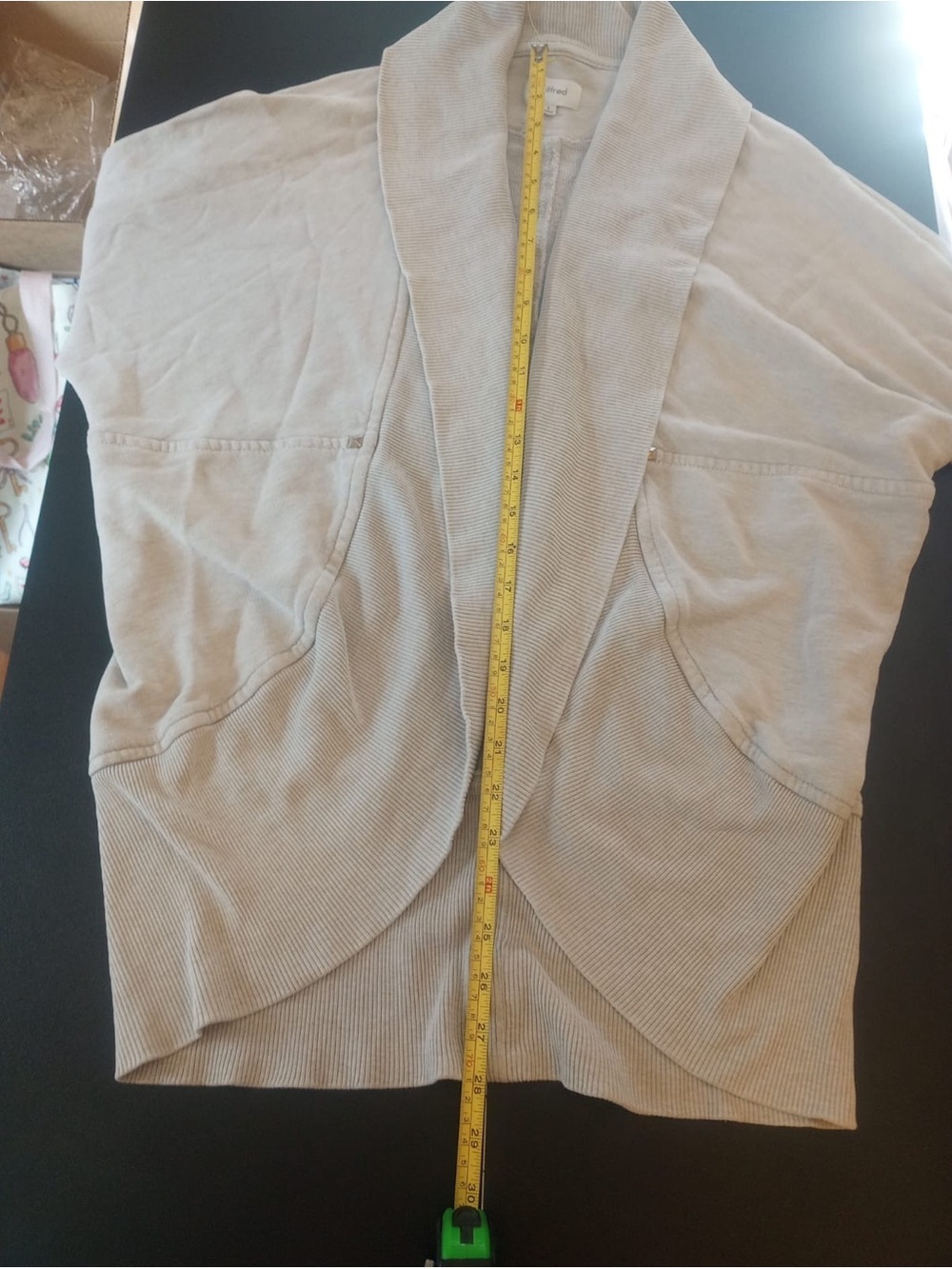 Wilfred Cream Open-Front Shawl Collar Cardigan - Picture 4 of 8